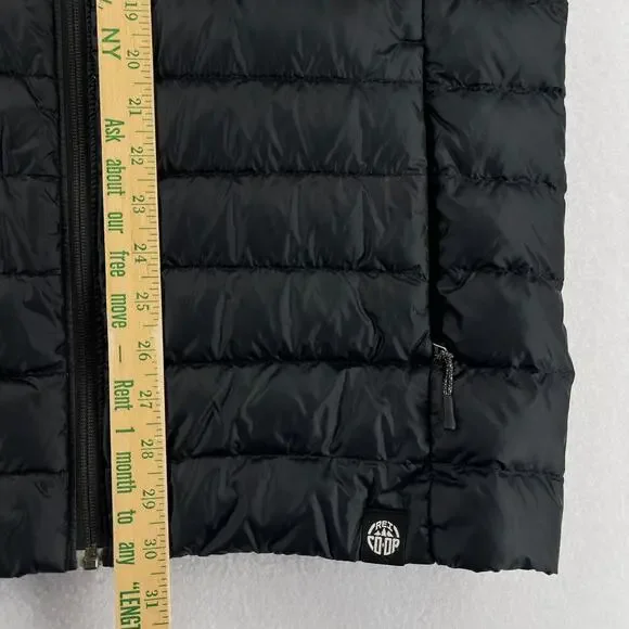 REI COOP Jacket Men L Goose Down Insulated Quilted Gorpcore Packable Nylon Black